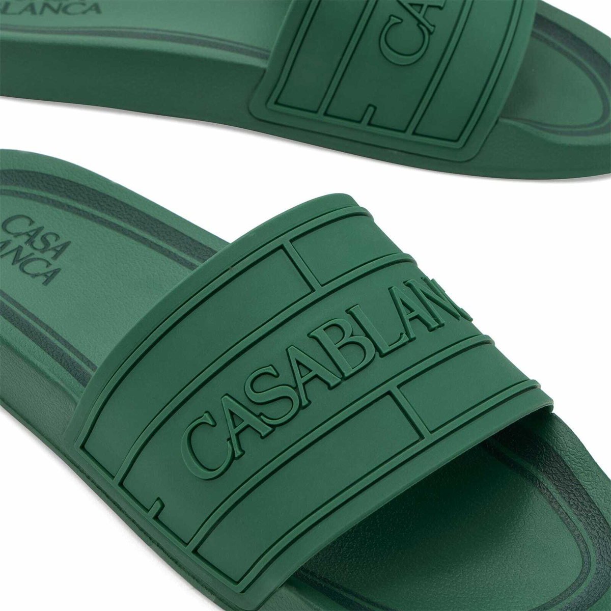 Casablanca Men's Pool Slider in Green