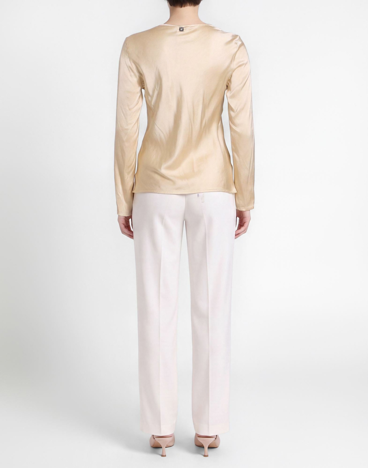 Manila Grace Womens Top Ivory
