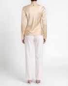 Manila Grace Womens Top Ivory