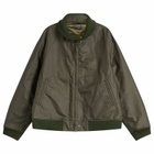 Engineered Garments Men's Waxed Cotton LL Jacket in Olive