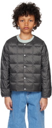 TAION Kids Gray Quilted Down Jacket