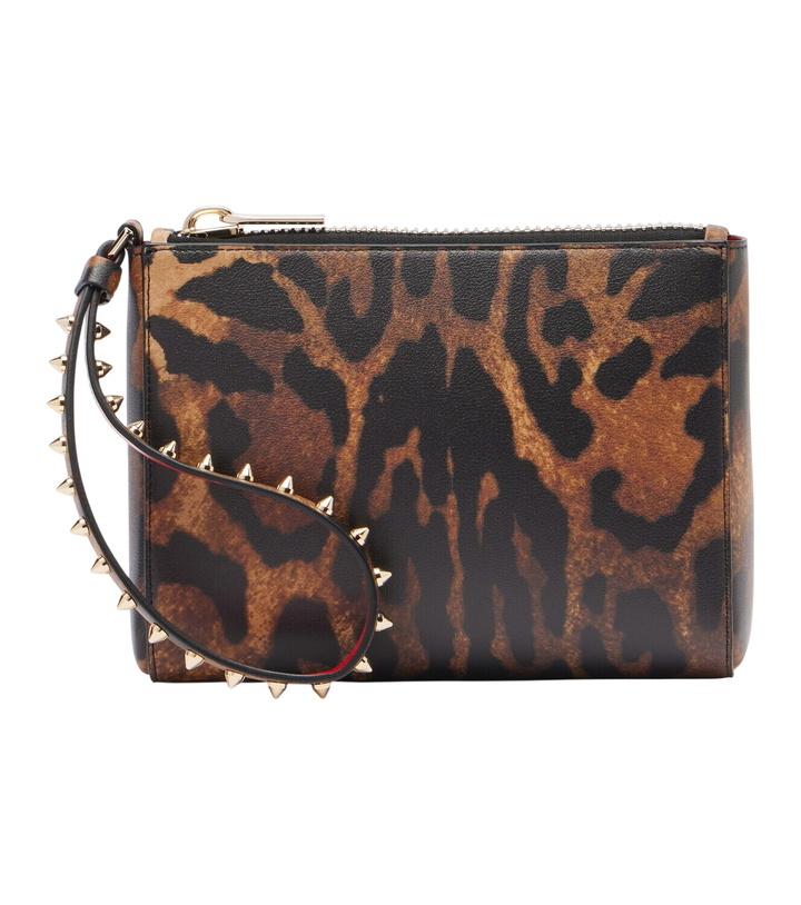 Photo: Christian Louboutin Cabata Small leopard-print leather pouch