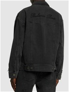 BALMAIN - Regular Cotton Denim Jacket