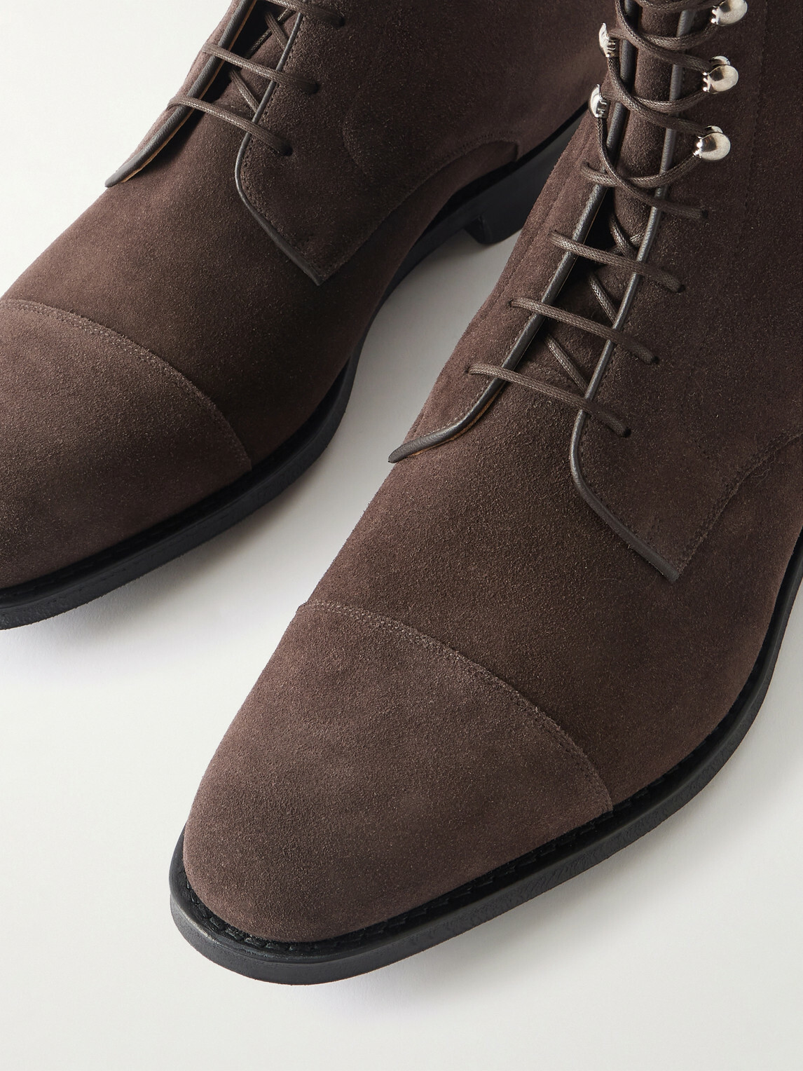 Church's - Edworth 2.0 Suede Lace-Up Boots - Brown
