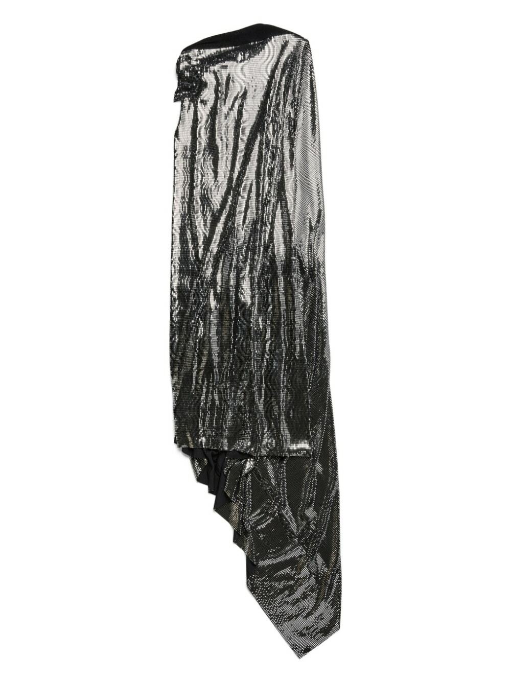 BALENCIAGA - Metallic Effect Midi Dress Balenciaga