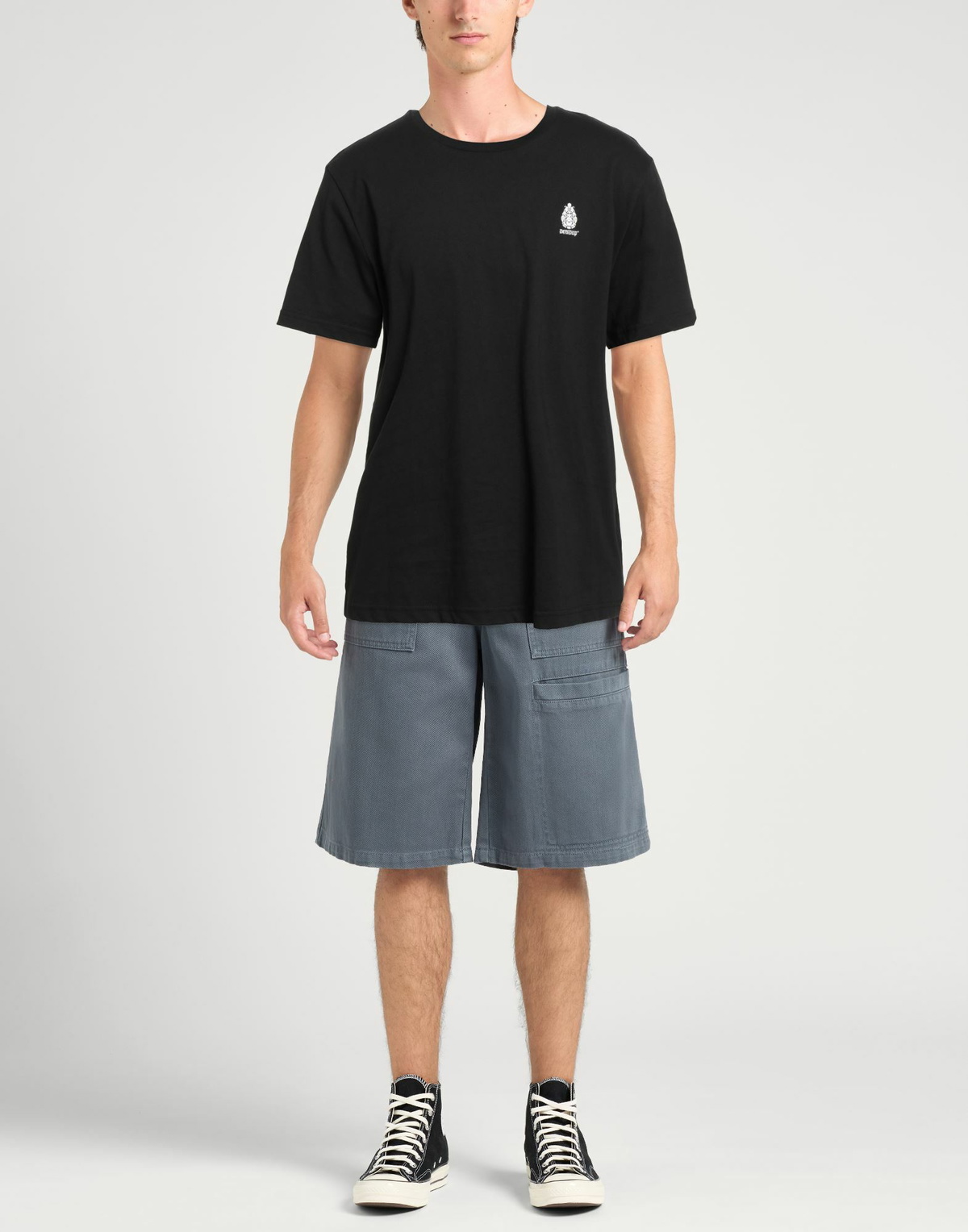 Dondup Mens T-shirt in Black