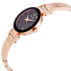 Bulova Marc Anthony Quartz Diamond Black Dial Ladies Watch 97P163