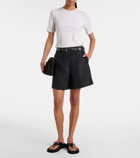 Faithfull Antibes high-rise linen shorts