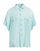 Giorgio Armani Mens Shirt Turquoise