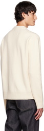 Jil Sander Beige Wool Sweater