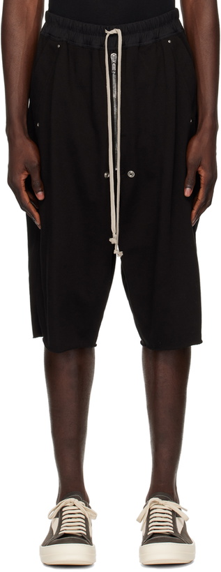 Photo: Rick Owens Black Porterville Bela Pods Shorts