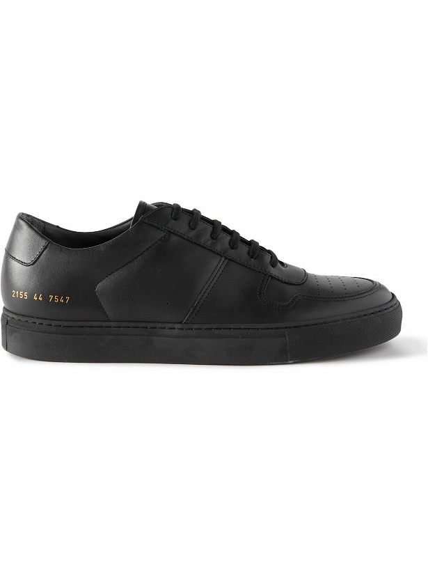 Photo: Common Projects - BBall Leather Sneakers - Black