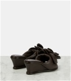 Acne Studios Leather wedge mules