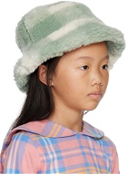 Stand Studio Green & Off-White Wera Bucket Hat