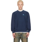 Kenzo Navy Kenzo Paris 'KENZO Tulip' Embroidered Sweatshirt