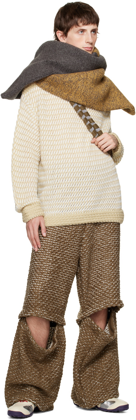 Melissa Ivory Black Gingham Sailor Boy Sweater main image 1