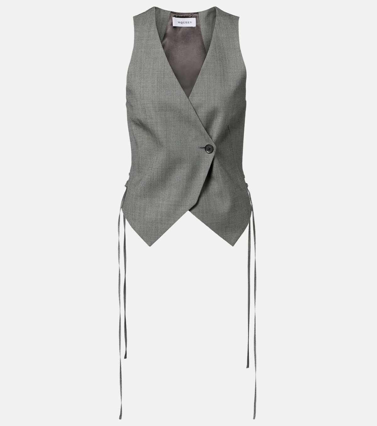McQueen Asymmetric vest