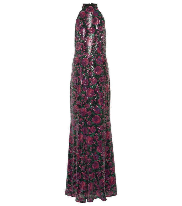 Photo: Rotate Birger Christensen Sequined halterneck maxi dress