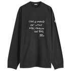 Moncler Men's Genius x FRGMT Print Long Sleeve T-Shirt in Black