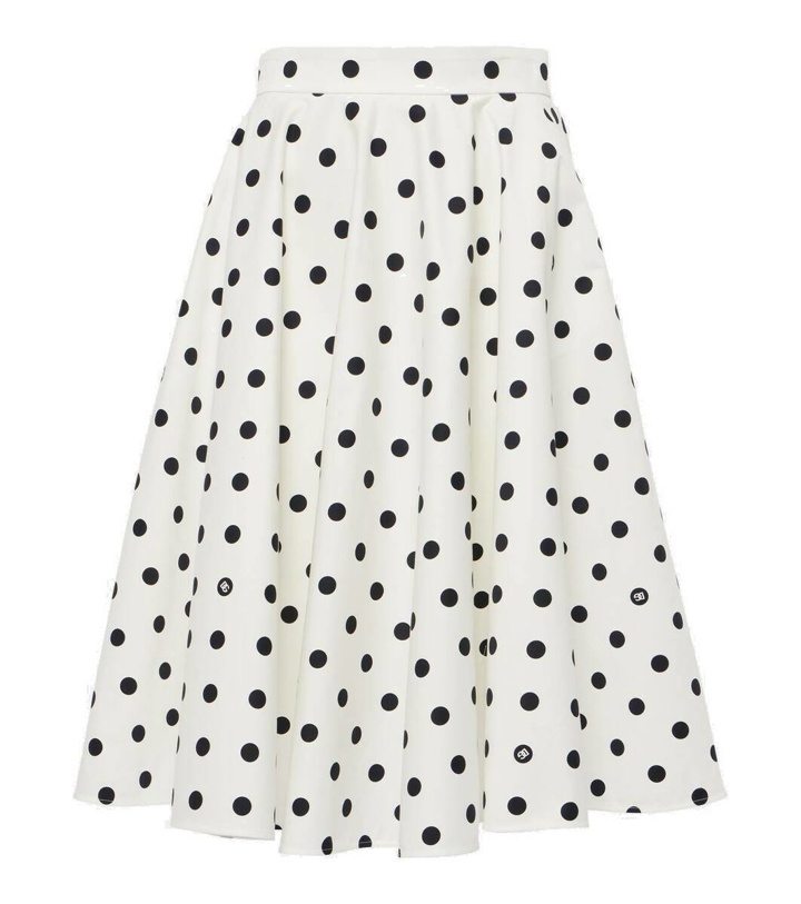 Photo: Dolce&Gabbana Cotton-blend midi skirt