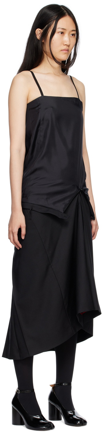 Maison Martin Margiela Iconic Reworked Skirt - Linen Midi Metallic