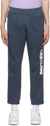 AAPE by A Bathing Ape Navy Cotton Lounge Pants