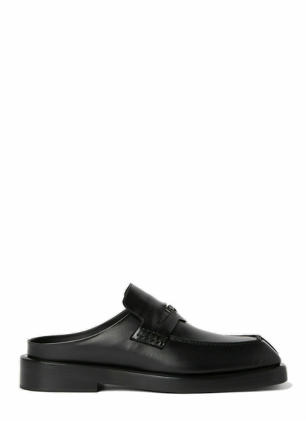 Photo: Versace - Squared Loafers in Black