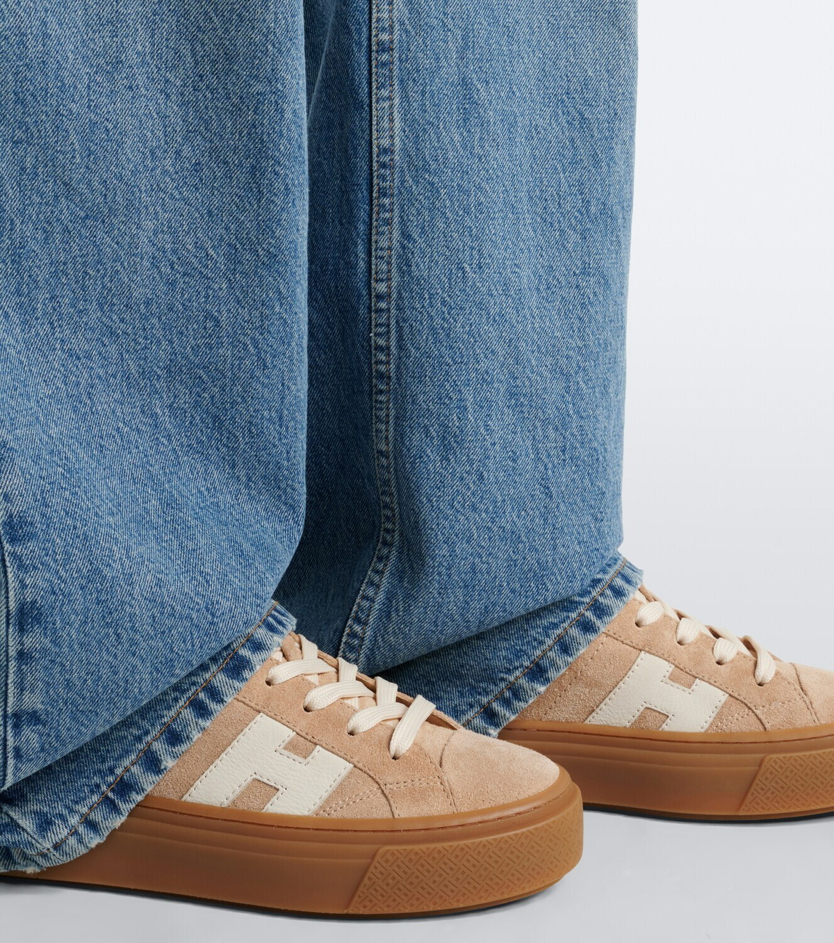 Hogan Crosswind suede platform sneakers