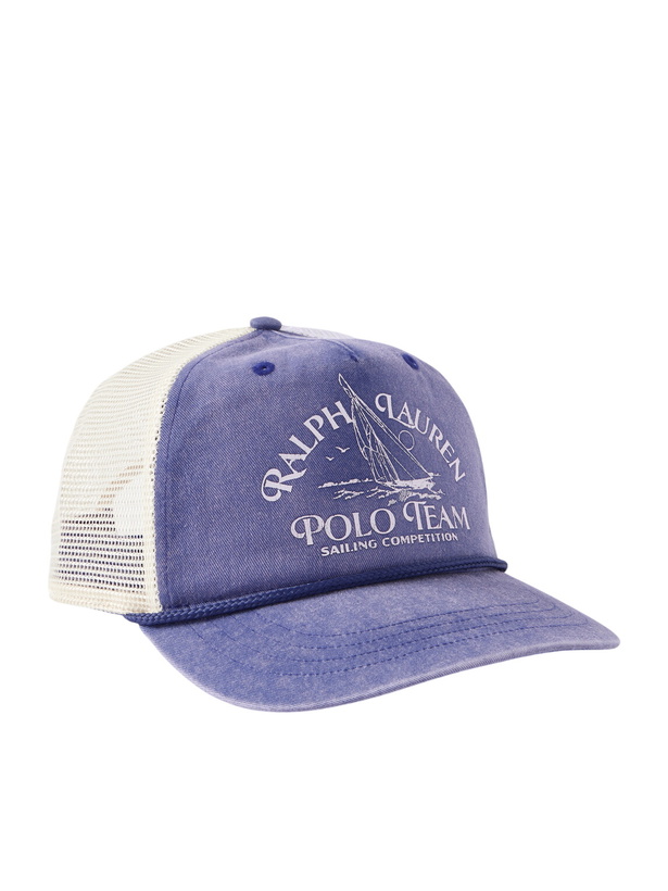Photo: Polo Ralph Lauren - Logo-Print Mesh and Cotton-Twill Cap