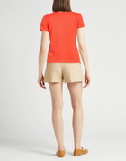 Peuterey Womens Polo shirt in Tomato red