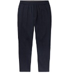 Berluti - Slim-Fit Tapered Mulberry Silk and Cotton-Blend Sweatpants - Navy