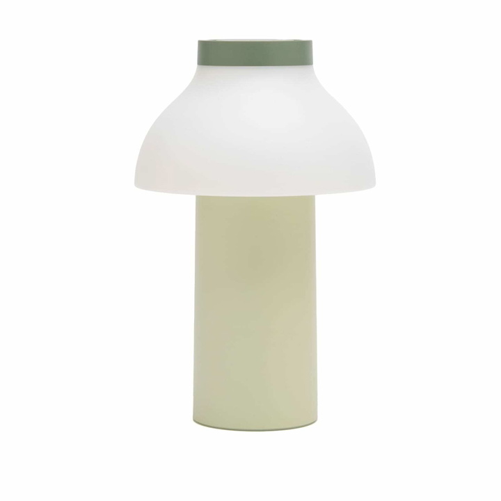 Photo: HAY PC Portable Lamp No 2 in Soft Mint 