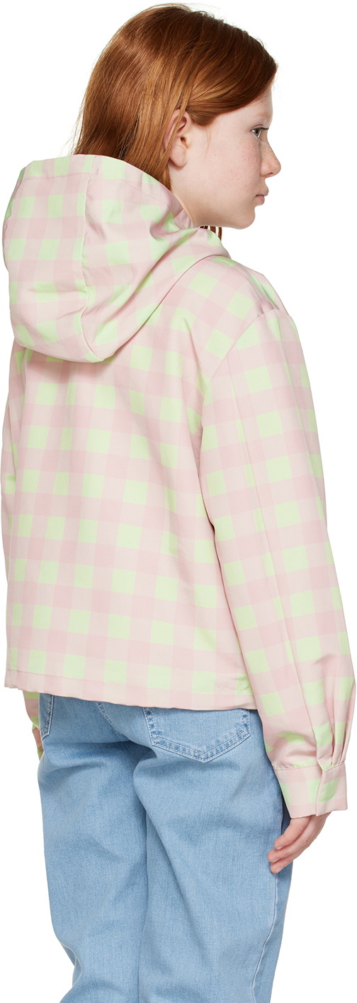 Stella McCartney Kids Pink & Green Check Jacket