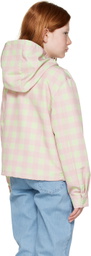 Stella McCartney Kids Pink & Green Check Jacket