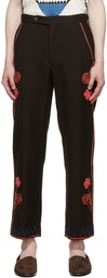 Bode Black Rancher Trousers