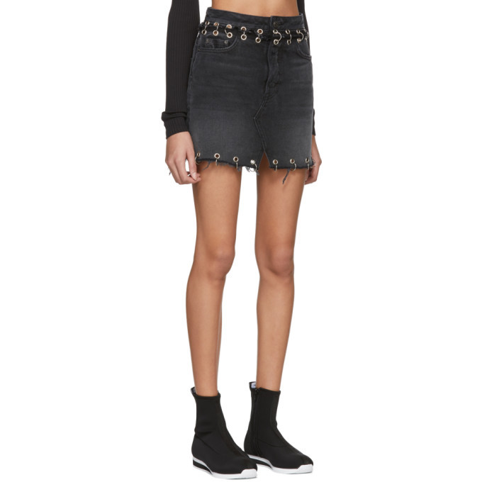 Jupe En Denim GRLFRND Milla - Effilochée Ourlet Brut - Taille 24 - Occasion Très Bon état