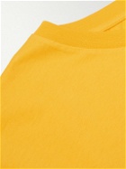 SKY HIGH FARM - Logo-Print Organic Cotton-Jersey T-Shirt - Yellow
