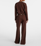 Gucci Horsebit wool-blend jumpsuit