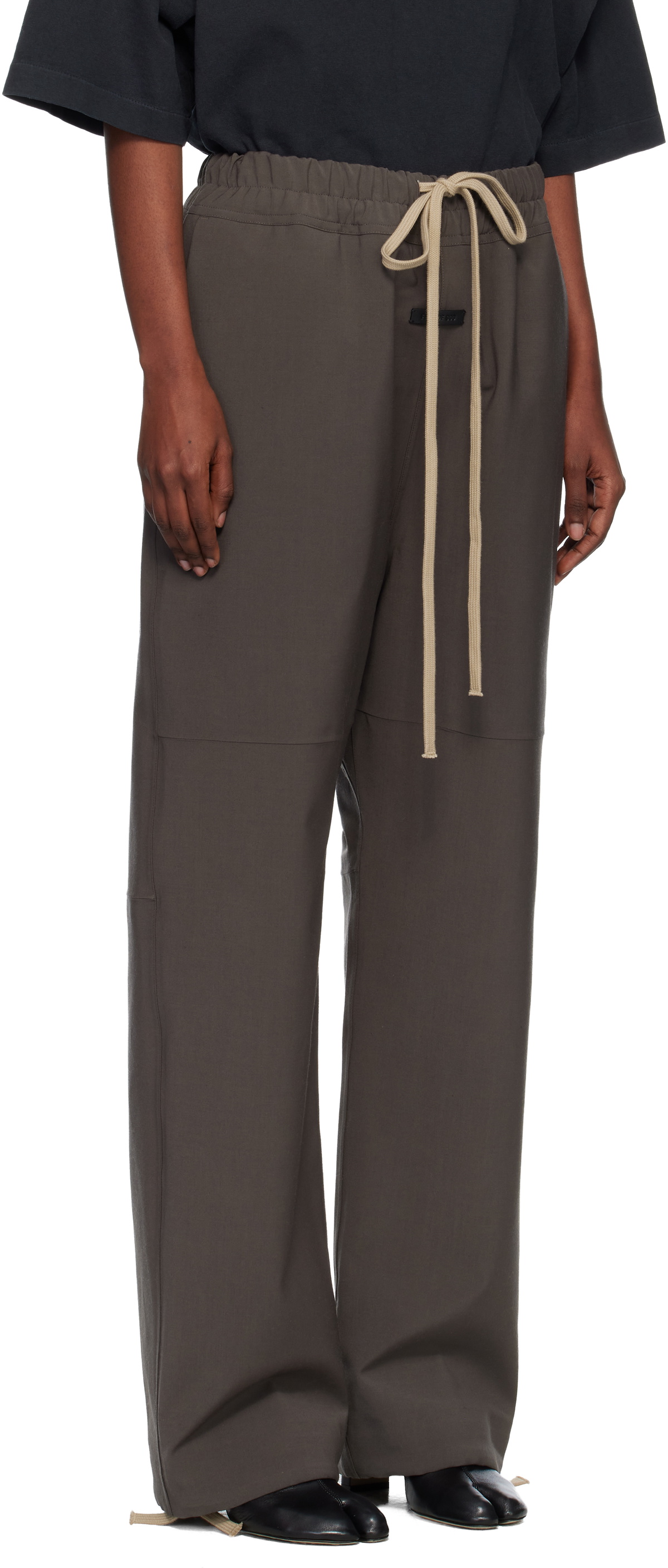 Fear of God Gray Split Knee Trousers