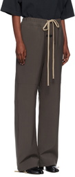 Fear of God Gray Split Knee Trousers