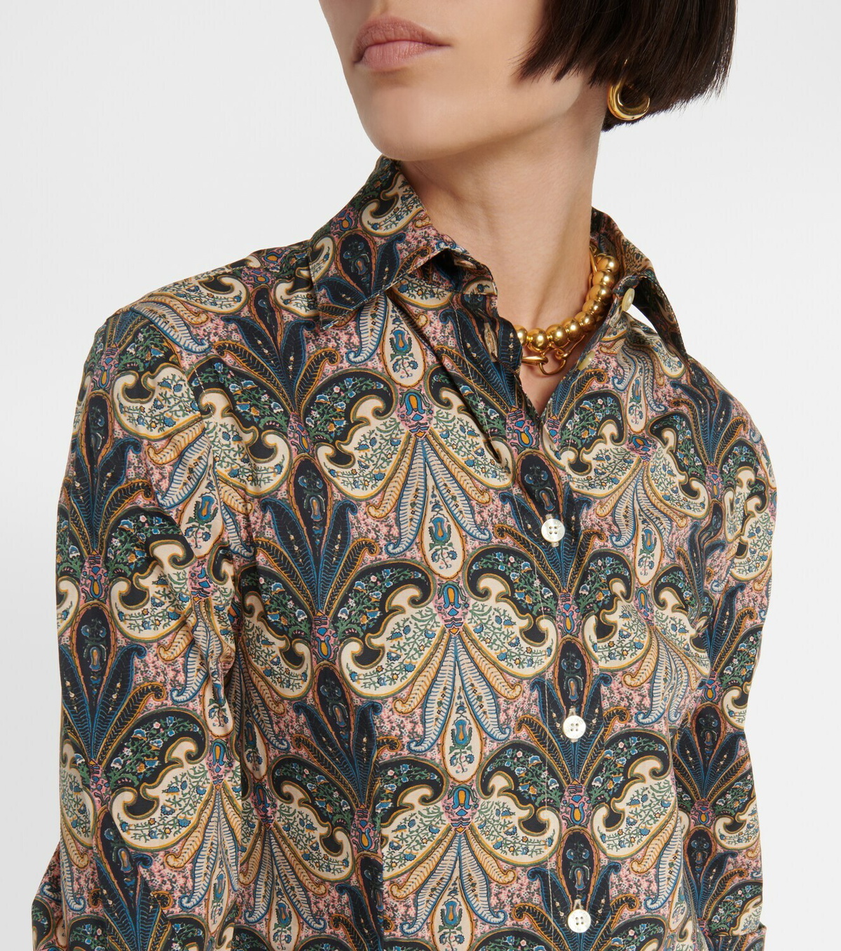 Etro Paisley cotton-blend shirt