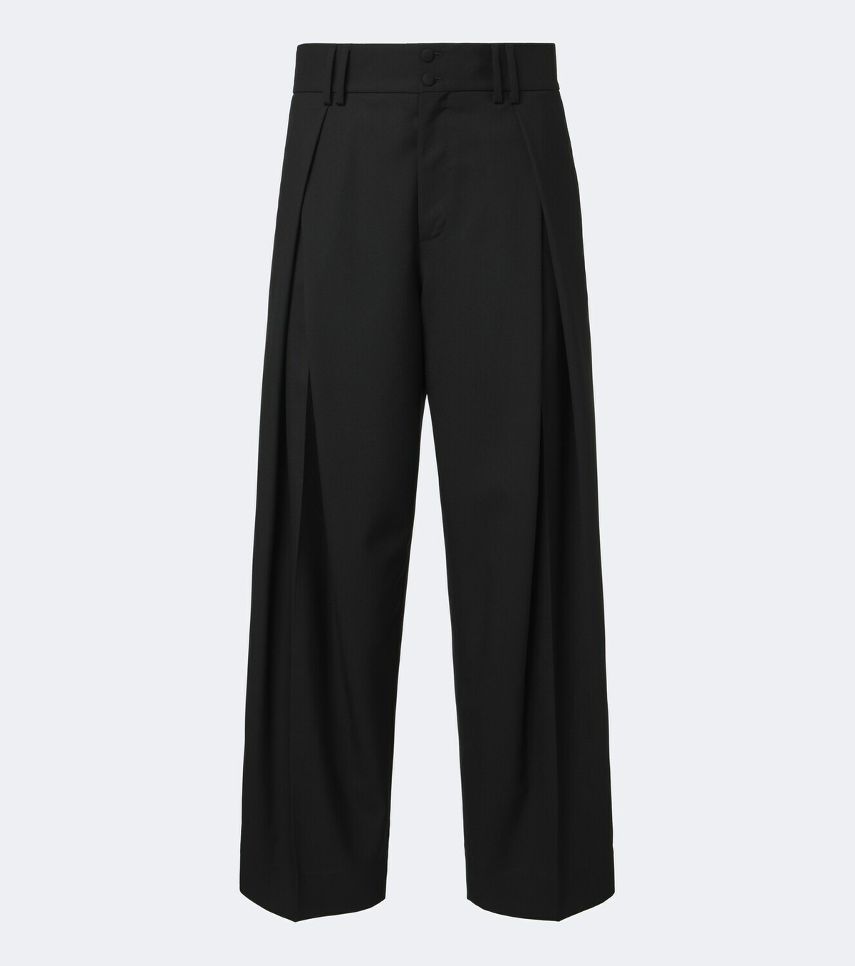 Dolce&Gabbana Pleated wool wide-leg pants