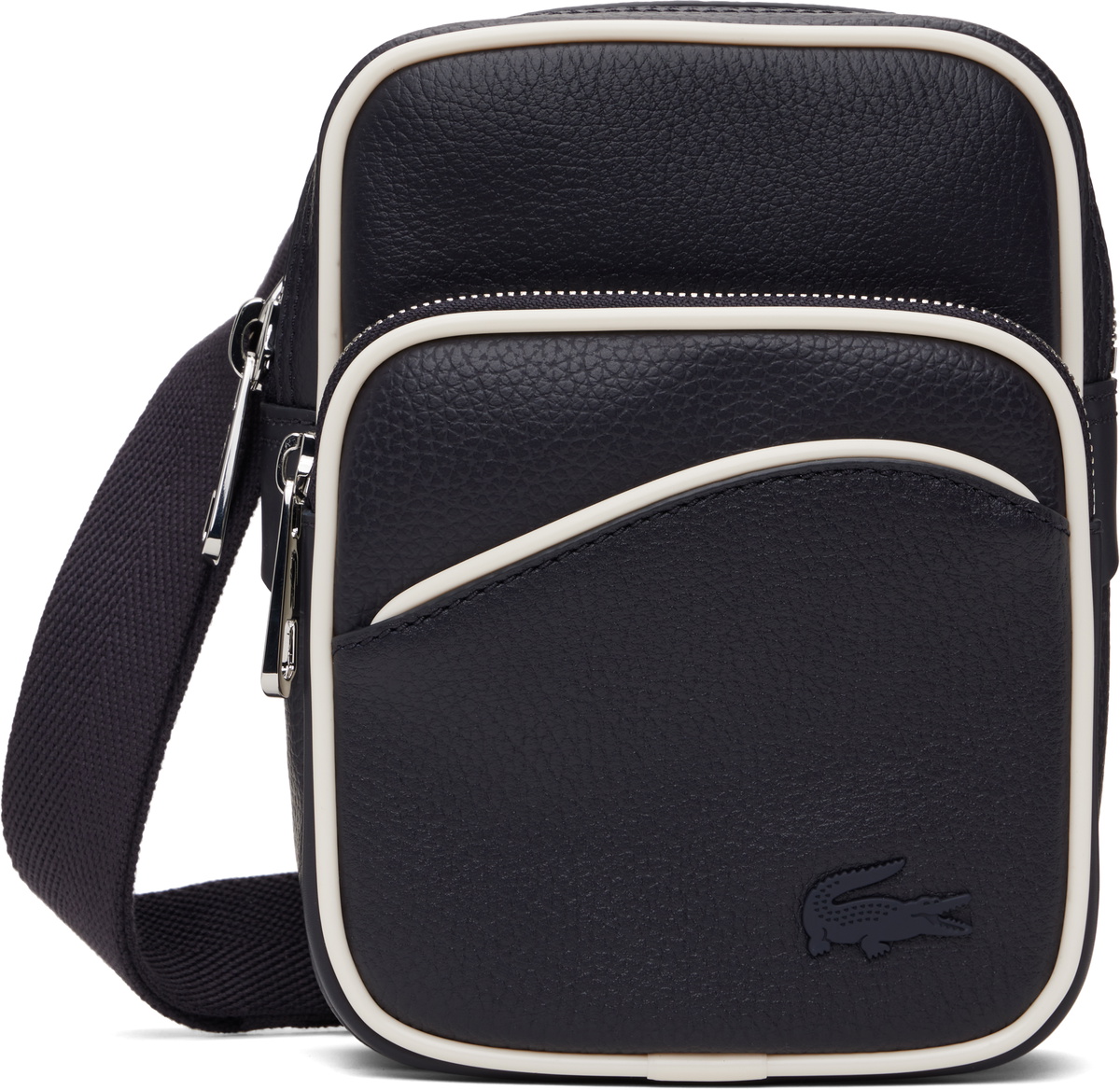 Lacoste Navy Small Angy Crossbody Bag