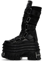 VETEMENTS Black New Rock Edition Tower Boots
