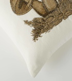 Jonathan Adler Botanist Mushrooms Large linen cushion