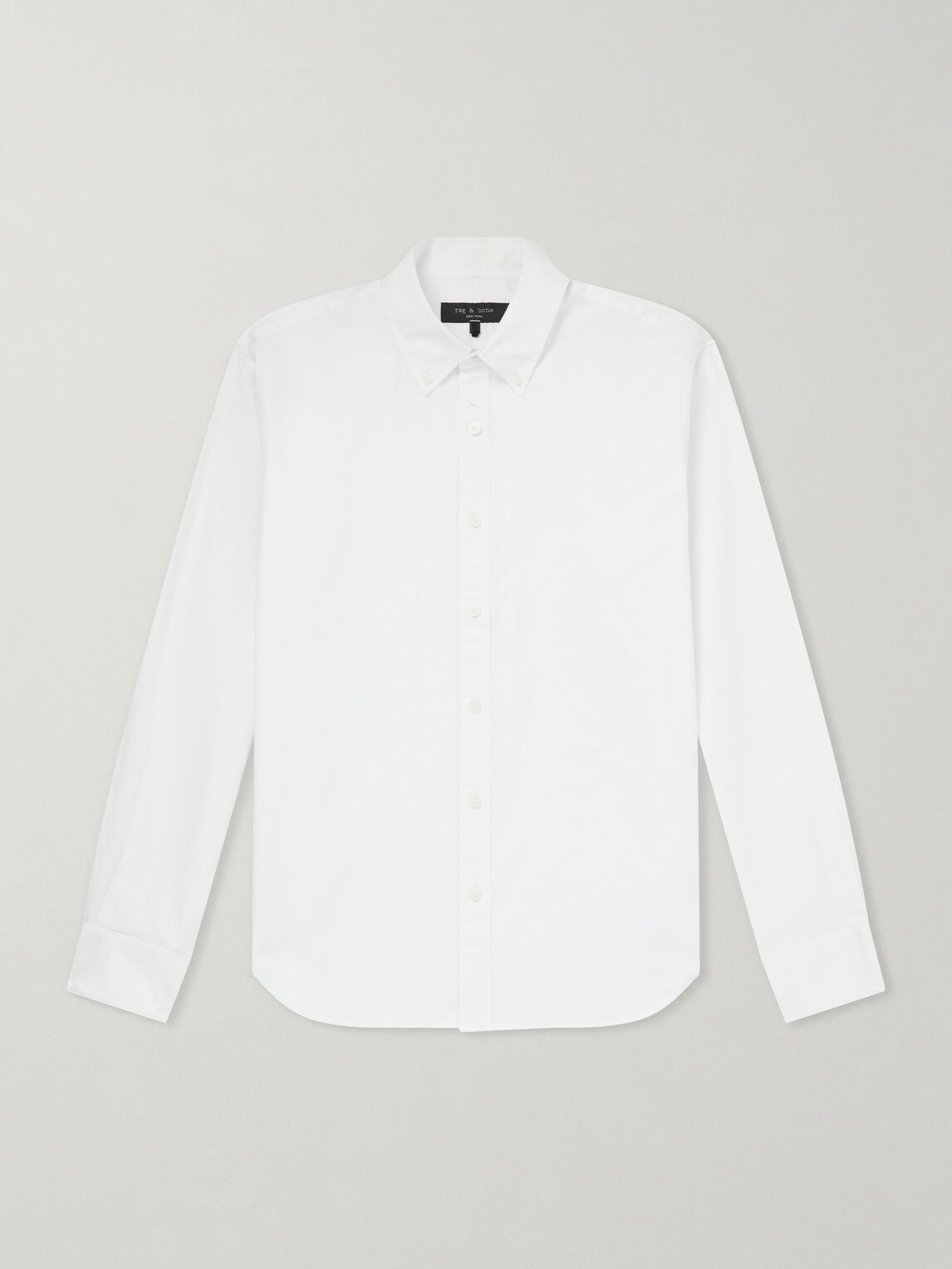 Rag & Bone - Button-Down Collar Cotton-Poplin Shirt - White