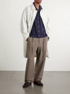 PIACENZA 1733 - Silk and Linen-Blend Chore Overshirt - Blue