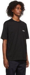 Comme des Garçons Homme Black Embroidered Logo T-Shirt