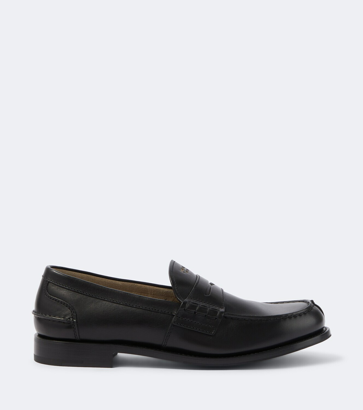 Prada Leather penny loafers