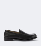 Prada Leather penny loafers